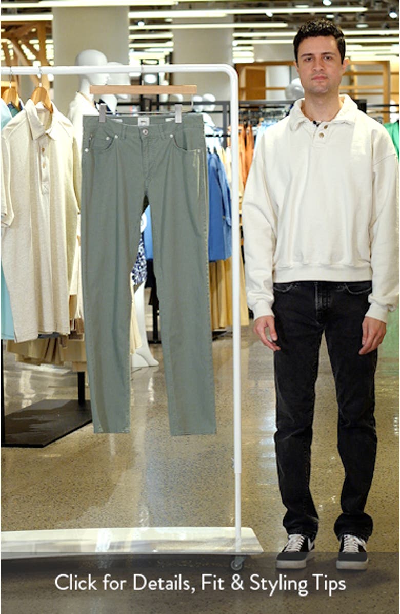 Cooper Fusion Flex Microprint Regular Fit Straight Leg Pants, sales video thumbnail