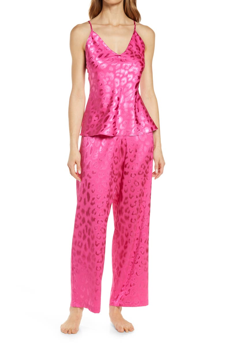 Natori Decadence Satin Cami Pajamas, Main, color, 