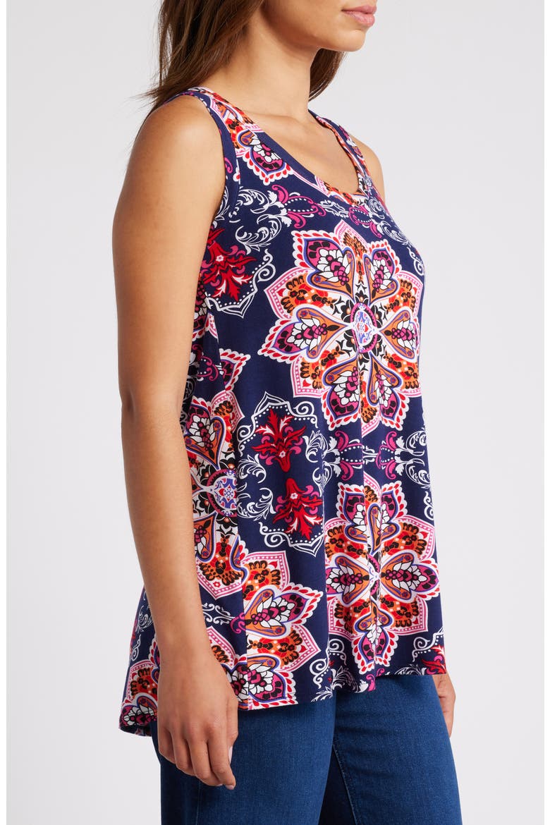 Swing Tank, Alternate, color, NAVY HOT PINK