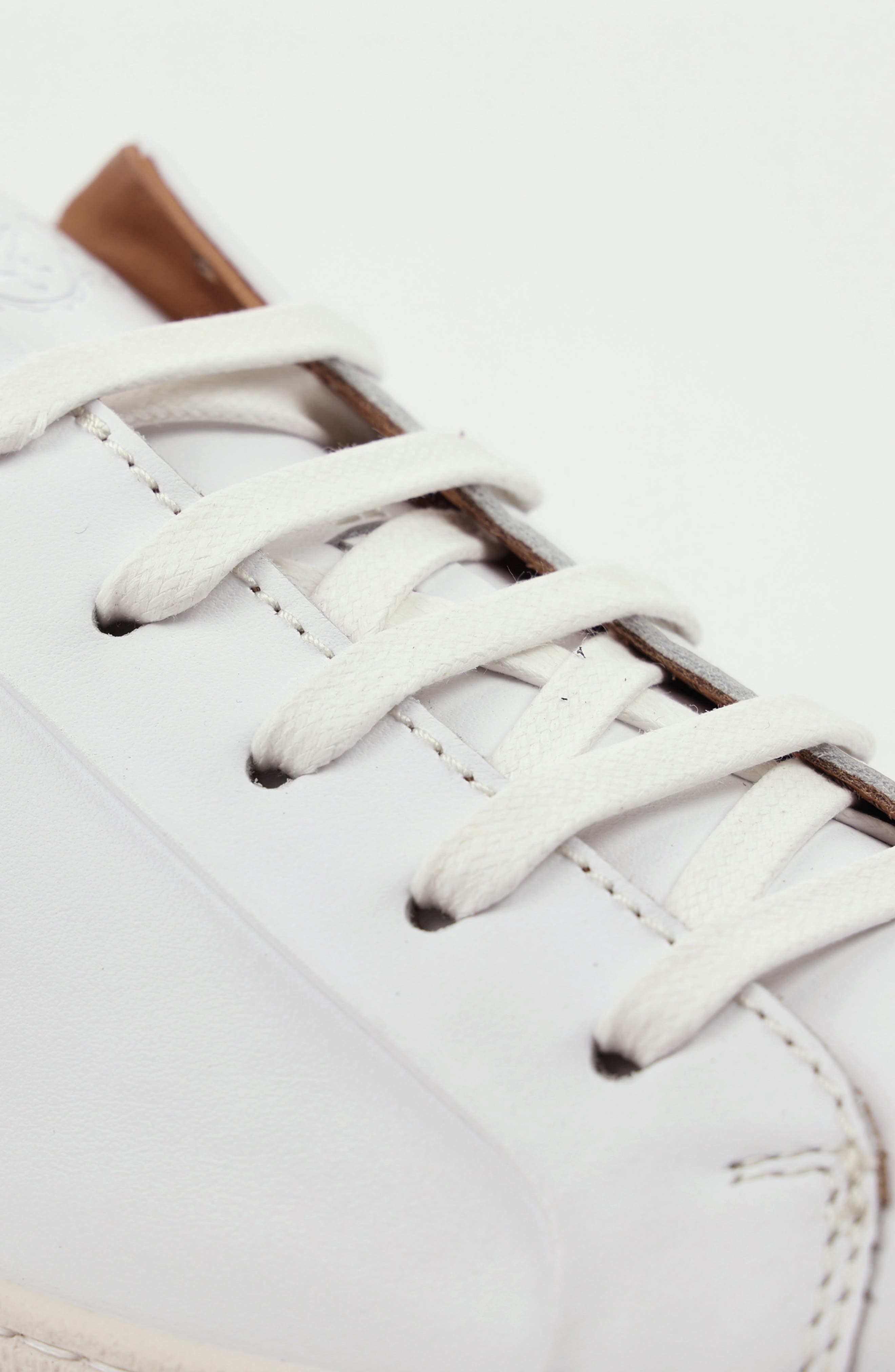 Dante Oxford Sneaker, Alternate, color, WHITE CALF
