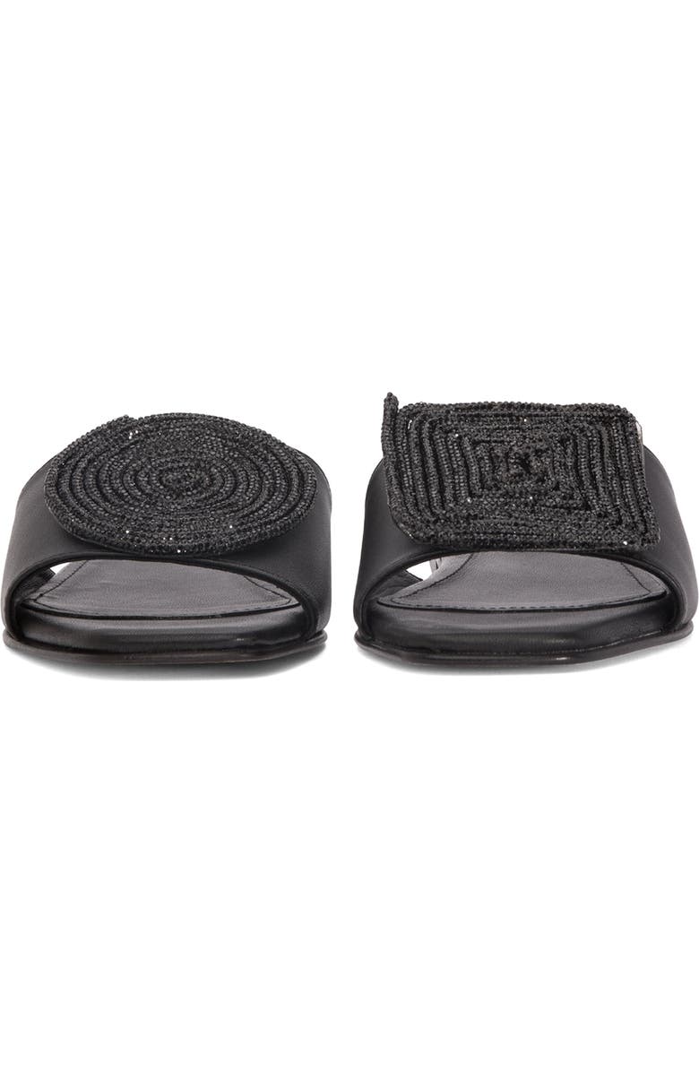 BEAUTIISOLES Adeline Flat Sandal, Alternate, color, Black