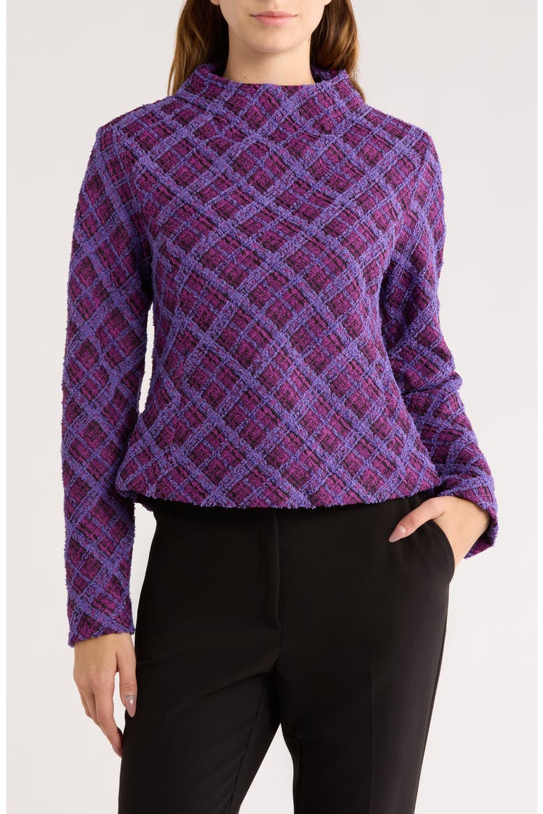 Holly Top, Main, color, PURPLE TWEED