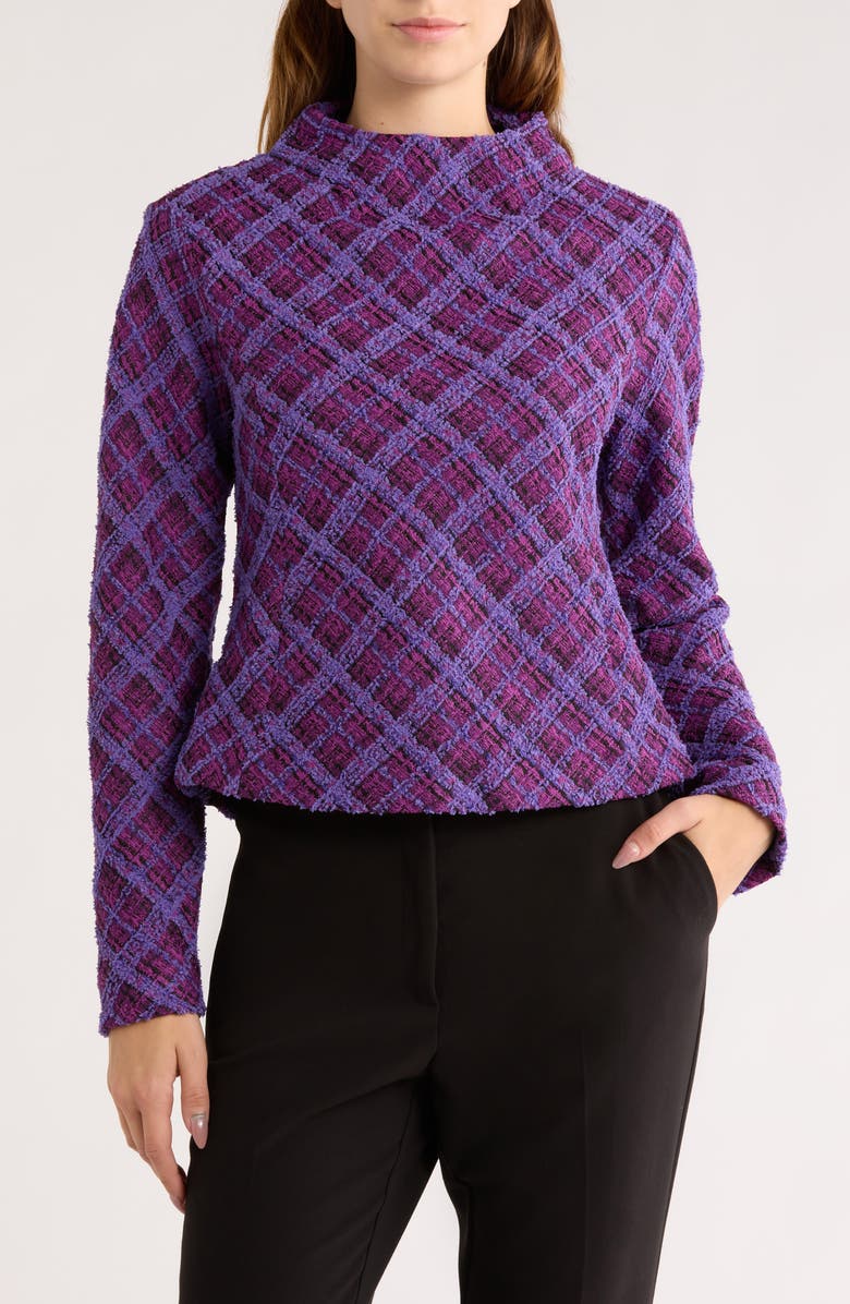 AREA STARS Holly Top, Main, color, Purple Tweed