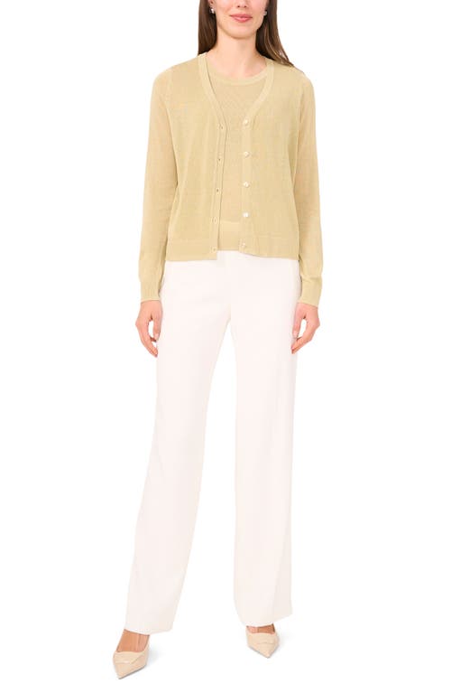 Halogen ® V-neck Cardigan In Green