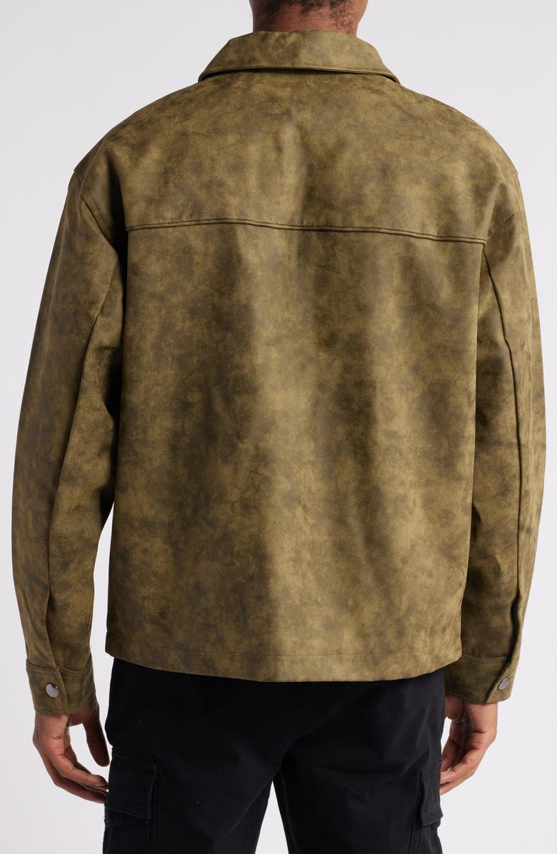 PacSun Textured Faux Leather Jacket, Alternate, color, 