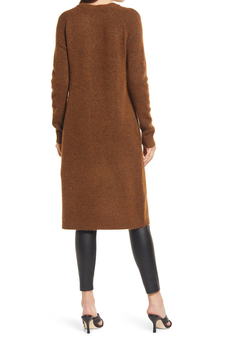 Long Sleeve Sweater Dress, Alternate, color, EMPERADOR