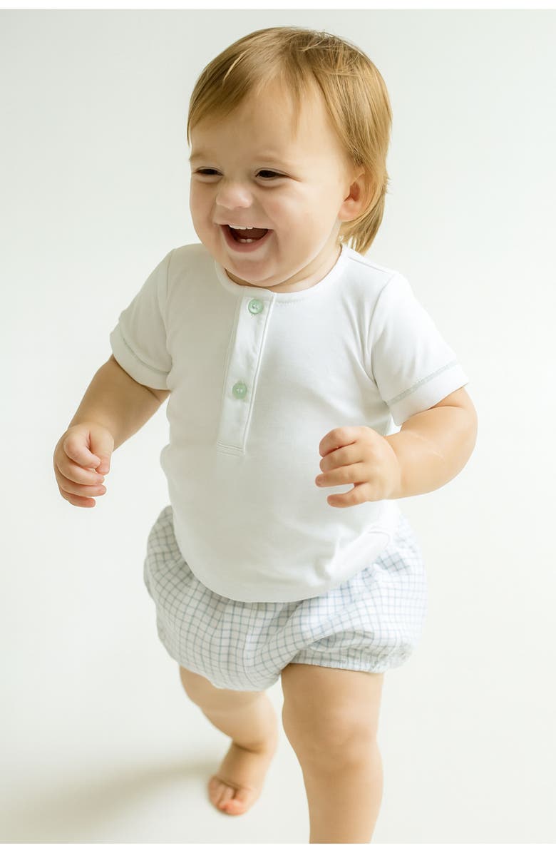 Cuclie Gingham Diaper Cover, Alternate, color, White Multi