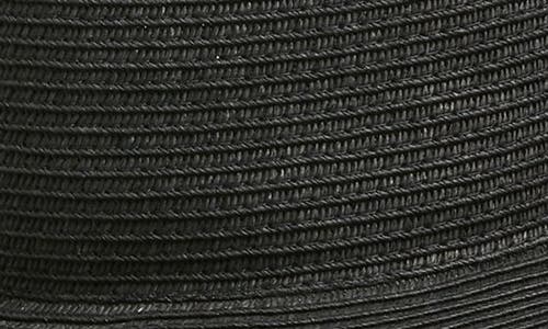 Nordstrom Packable Straw Panama Hat In Black