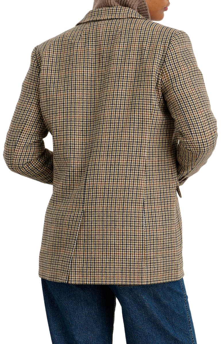 Alex Mill Eleanor Houndstooth Check Wool Blazer, Alternate, color,