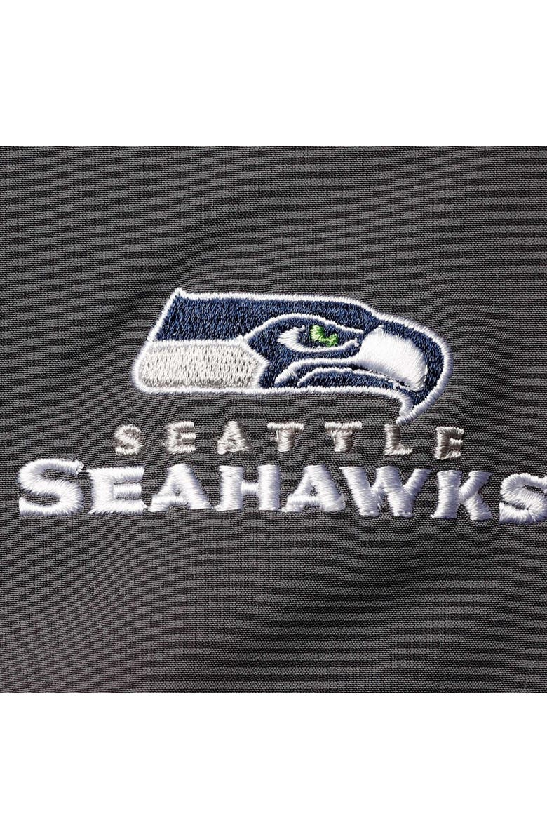 DUNBROOKE Men's Dunbrooke Charcoal Seattle Seahawks Sonoma Softshell Full-Zip Jacket, Alternate, color, Charcoal