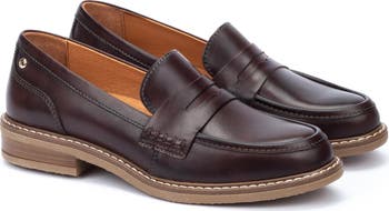 Scarpe Pikolinos Aldaya Mocassini Donna In Pelle Intrecciata Con Cinturino - Nero - Taglia 37 (US 6.5-7)