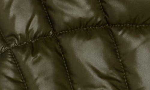 Bcbgeneration Zip Corset Puffer Jacket In Green