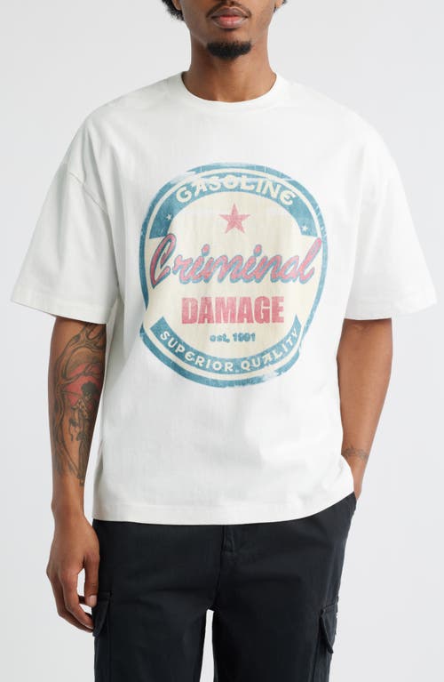 Criminal Damage Gasoline Graphic T-shirt