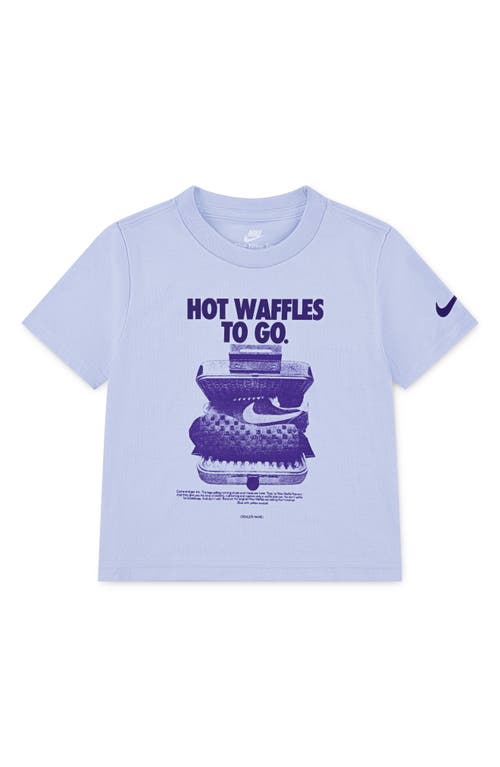 Nike Kids' Waffles To Go Graphic T-shirt In Gray
