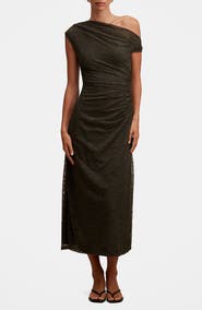 Ever New Paris Asymmetric Lace Midi Dress