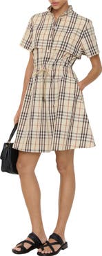 Burberry Check Cotton Dress