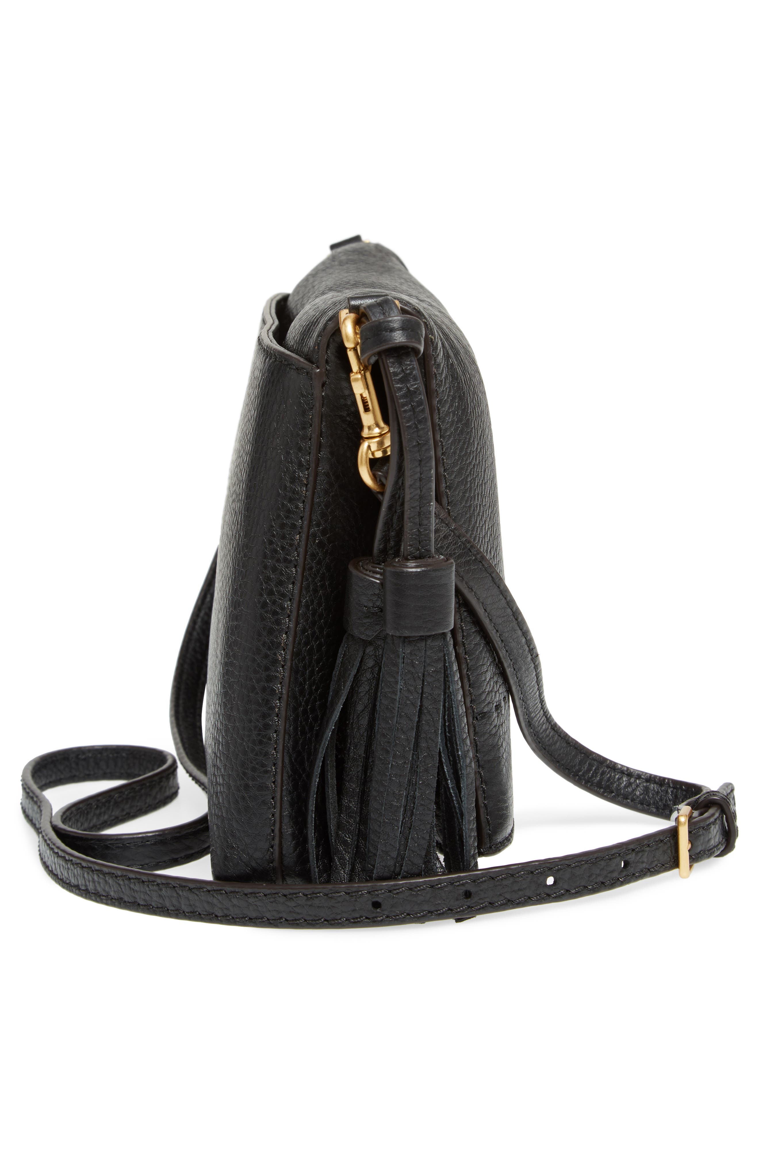 Tory Burch McGraw Leather Crossbody Bag, Alternate, color, 