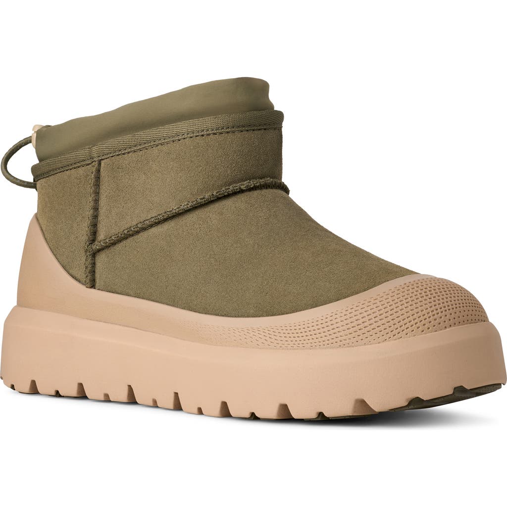 Ugg Ultra Mini Weather Hybrid Boot In Gray