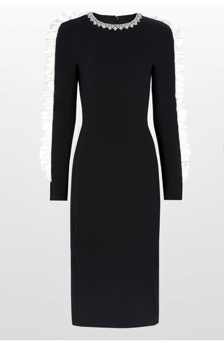 Jenny Packham Cheri Dress, Main, color, Liquorice