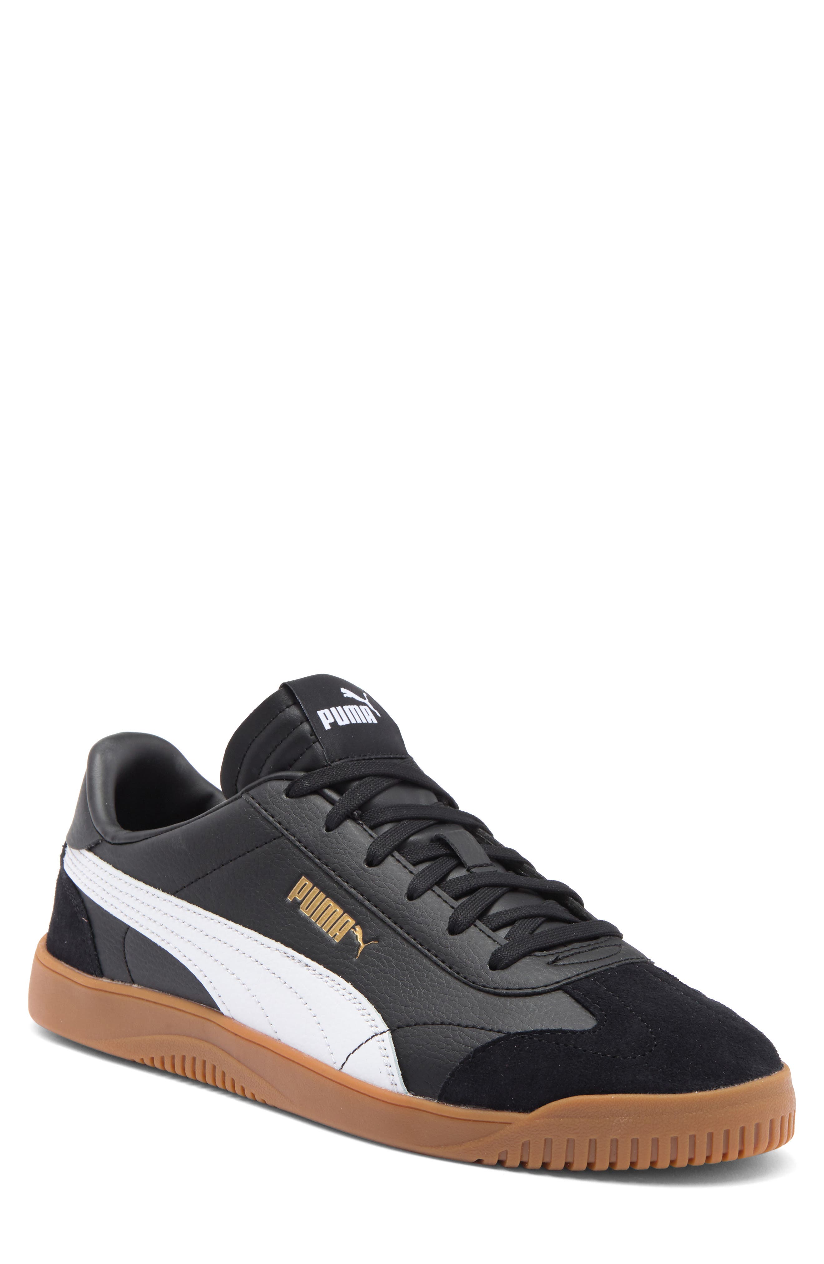 PUMA Club 5V5 Sneaker, Main, color, Puma Black-Puma White-Gold