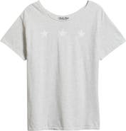 Junk Food Stars Graphic Raw Edge T-Shirt