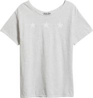 Junk Food Stars Graphic Raw Edge T-Shirt