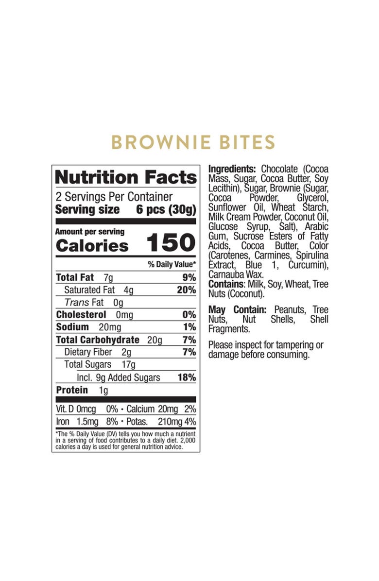 sugarfina Lamb Set of 4 Brownie Bites Candy Cubes, Alternate, color, 