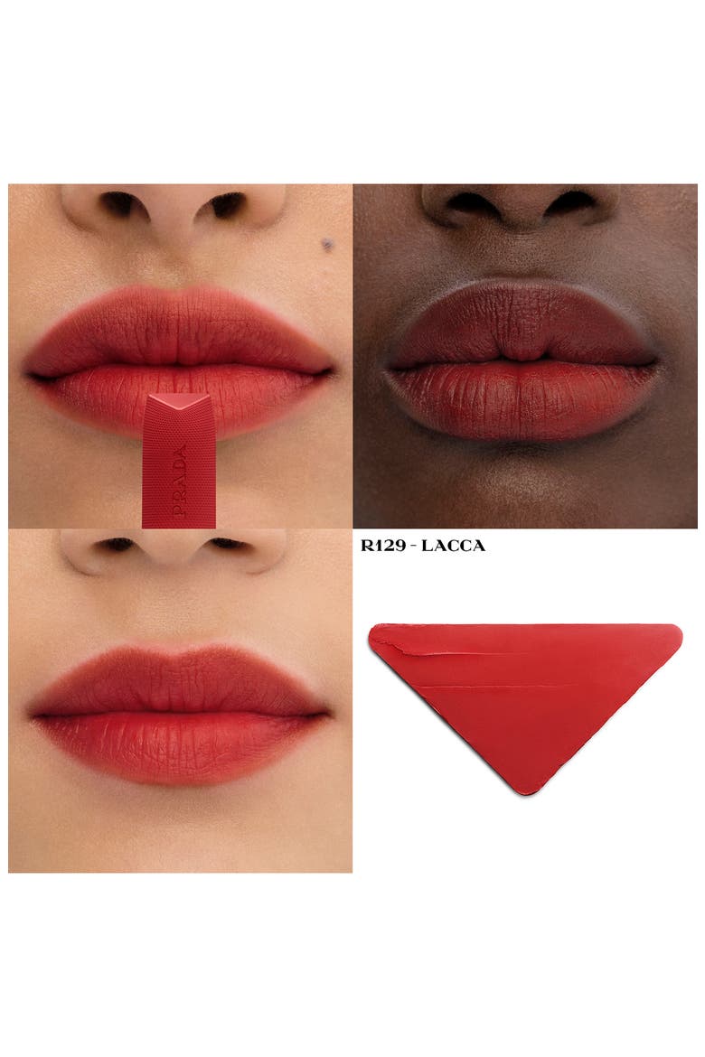 Monochrome Soft Matte Refillable Lipstick, Alternate, color, R129 LACCA - True red
