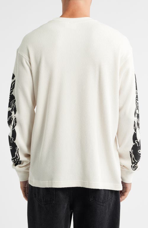 Obey Goblin Long Sleeve Thermal T-shirt In Neutral