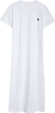 Sacai Embroidered Logo Jersey T-Shirt Dress | Nordstrom