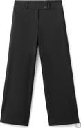 MANGO TEEN Straight Leg Suit Pants