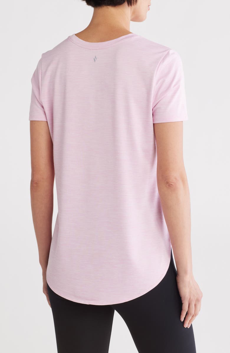 SKECHERS GO DRI<sup>®</sup> SWIFT Tunic T-Shirt, Alternate, color, White/ Pink