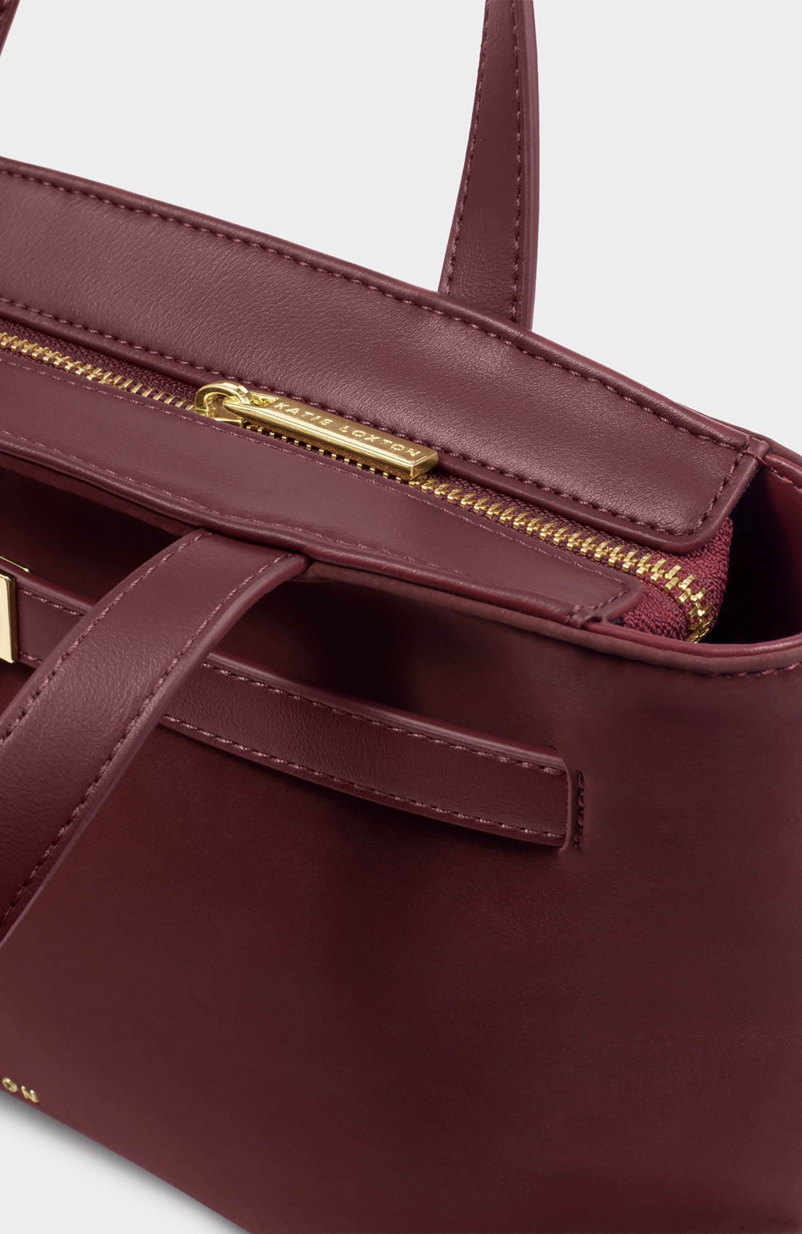 Orin Top Handle Crossbody Bag, Alternate, color, Cherry Suedette / Cherry