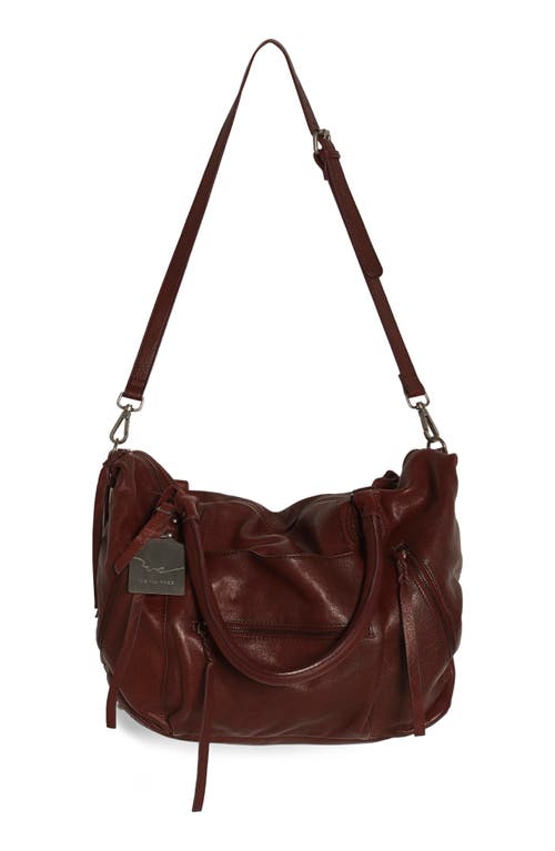 Free People We The Free Emerson Lambskin Leather Tote In Brown