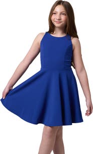 Un Deux Trois Textured Racerback Dress in Longer Length