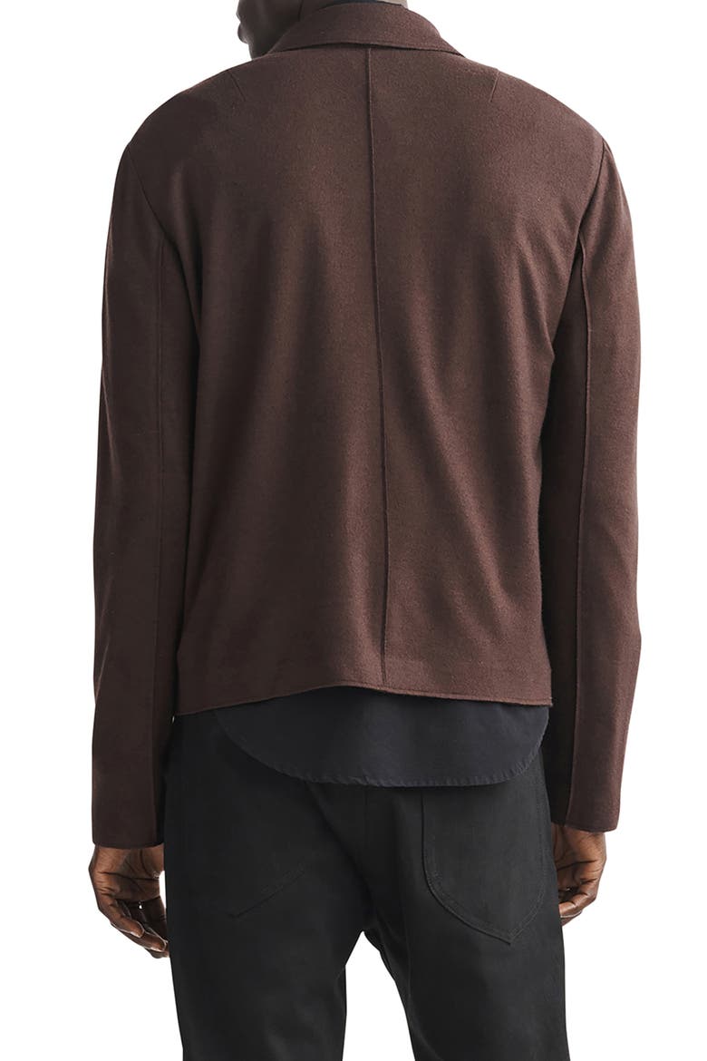 Melrose Wool Zip Jacket, Alternate, color, DKBRW