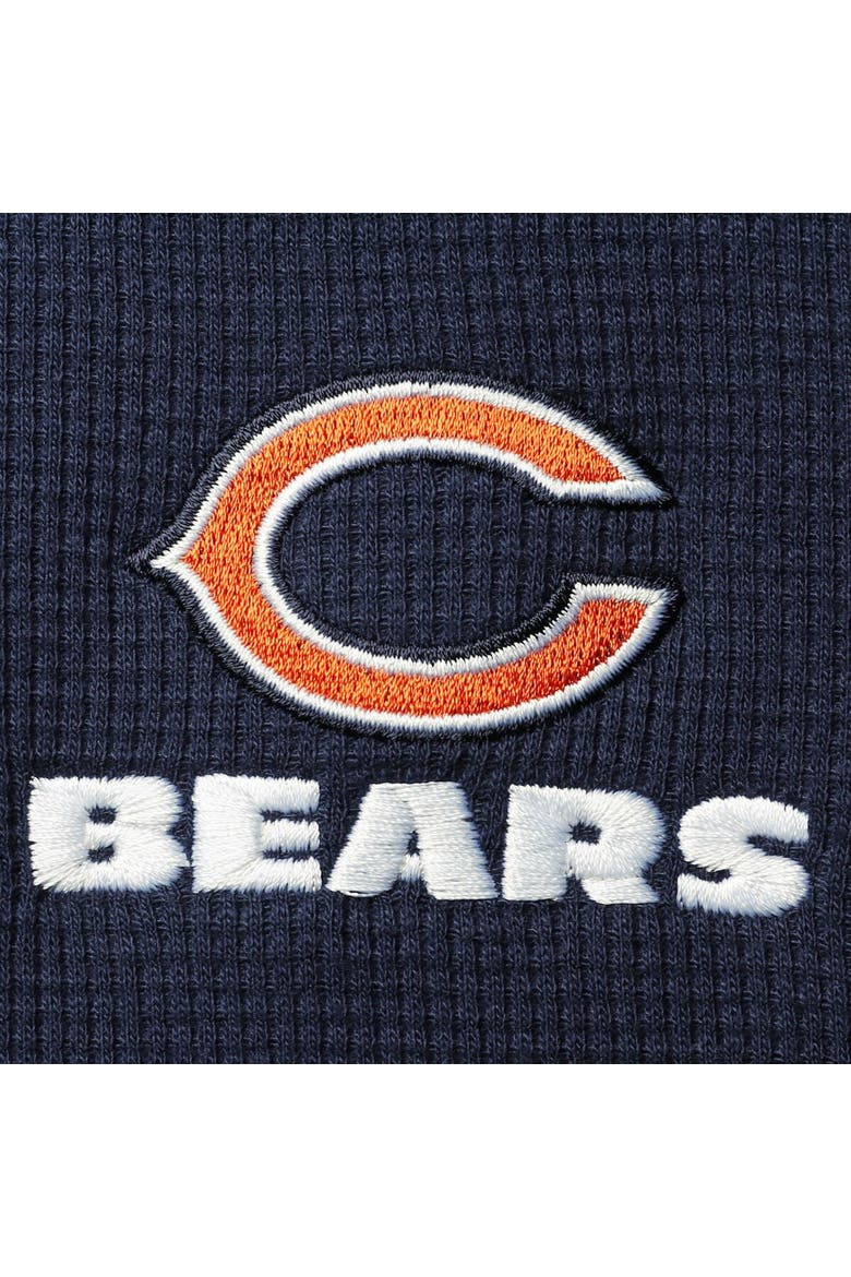 Men's Dunbrooke Navy Chicago Bears Logo Maverick Thermal Henley Long Sleeve T-Shirt, Alternate, color, Navy