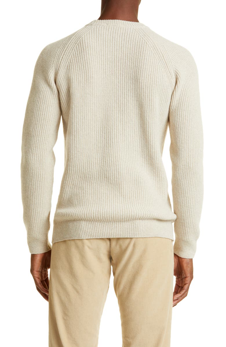 John Smedley Upson Crewneck Recycled Cashmere & Wool Sweater, Alternate, color, 