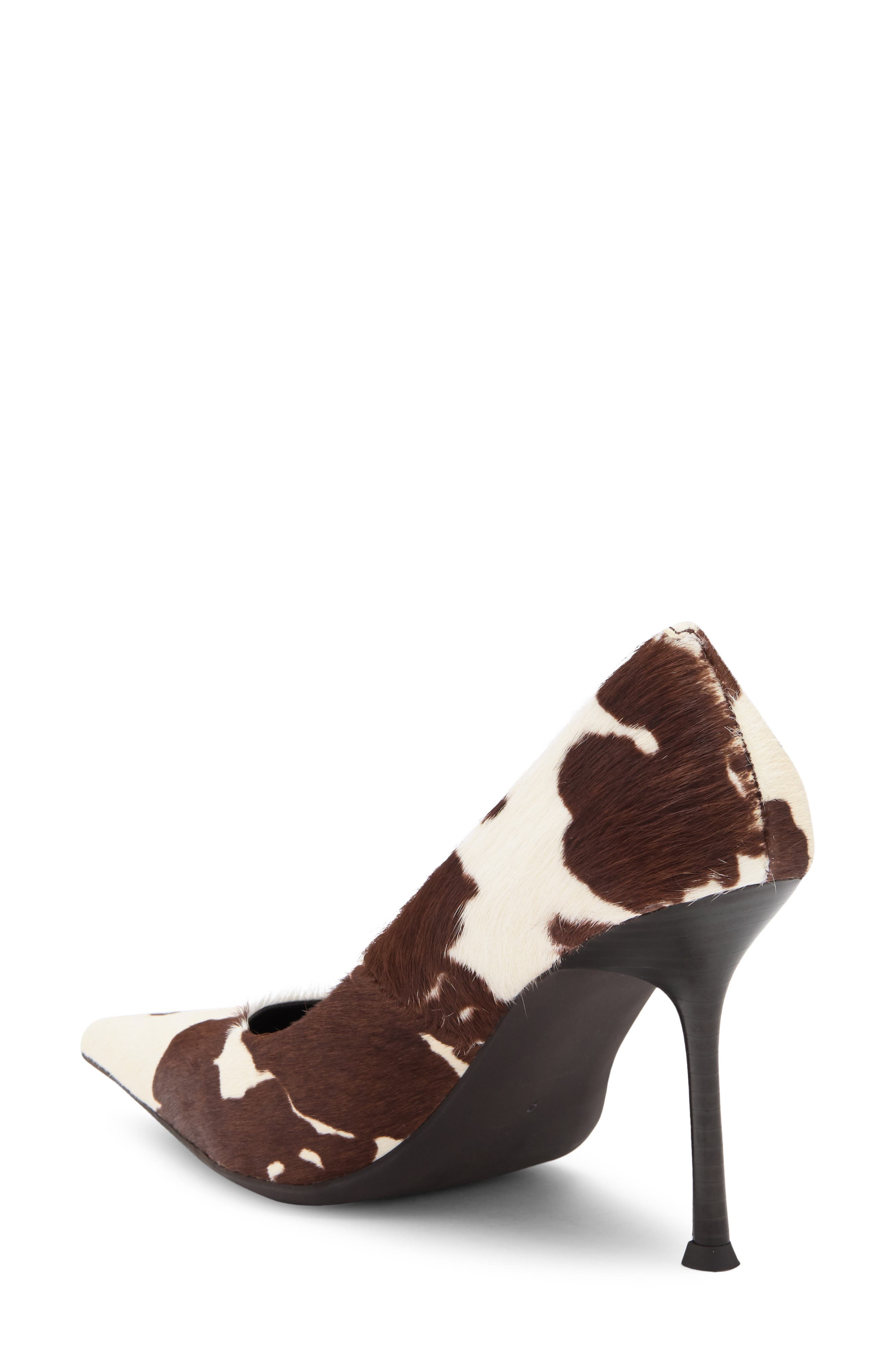Risktake Genuine Calf Hair Pointed Toe Pump - image 2