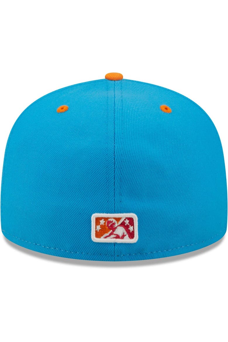 Men's New Era White/Coral Pescados de Carolina Copa De La Diversion 59FIFTY Fitted Hat, Alternate, color, White