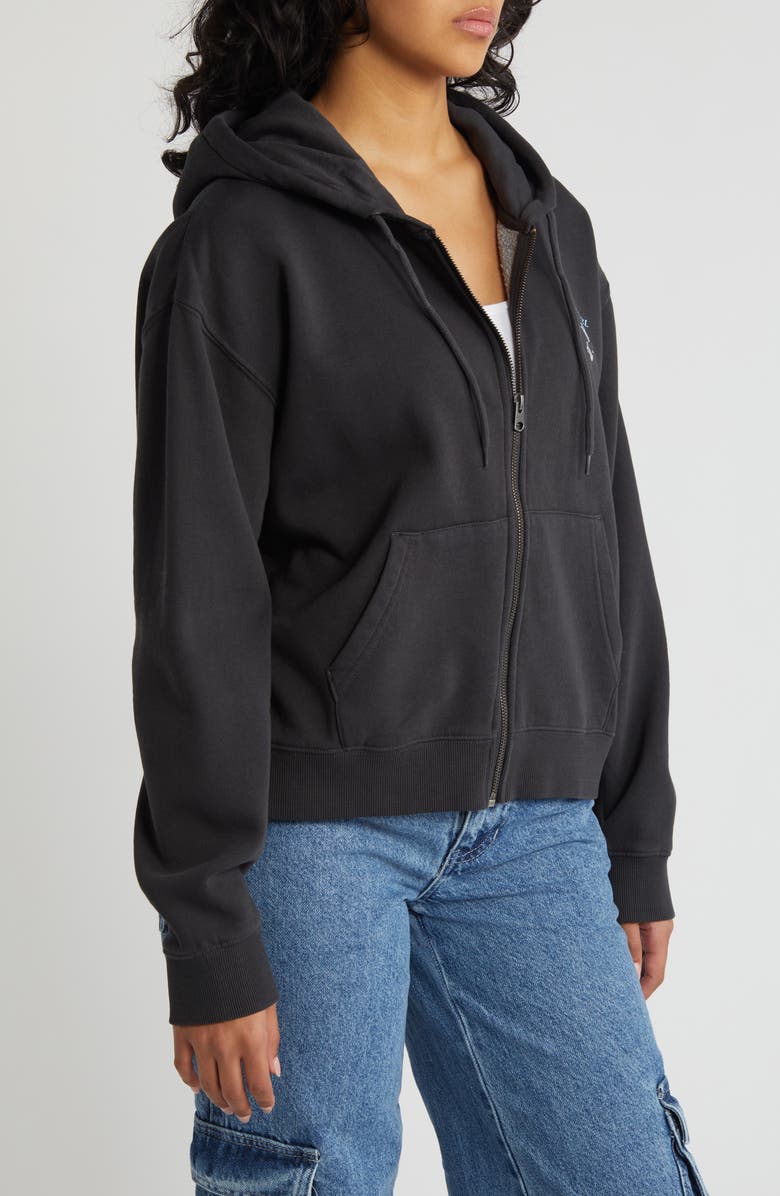 Rip Curl Vacation Oversize Full Zip Hoodie, Alternate, color, 