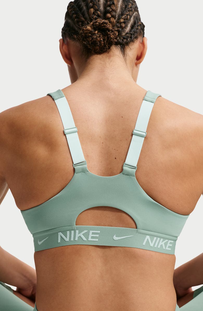 Nike Indy Dri-FIT Zip Front Sports Bra, Alternate, color,