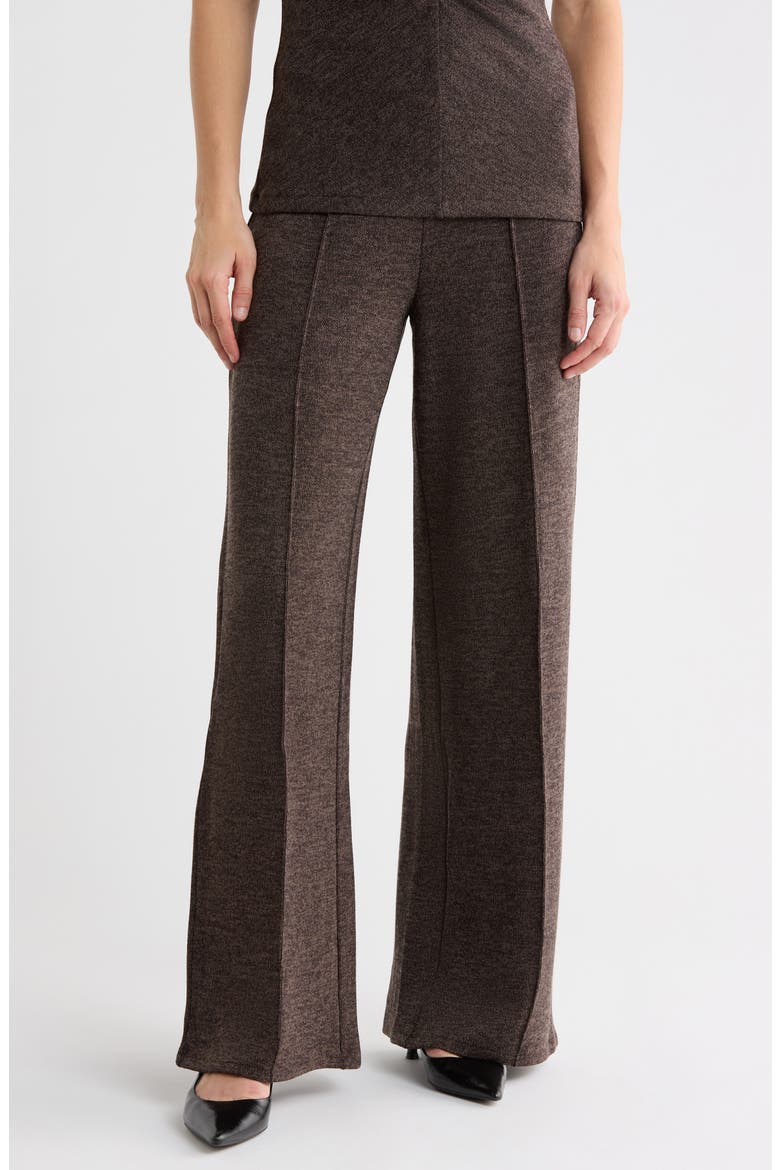 Front Seam Wide Leg Pants, Main, color, MOCHA