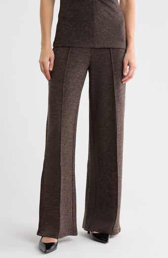 Front Seam Wide Leg Pants