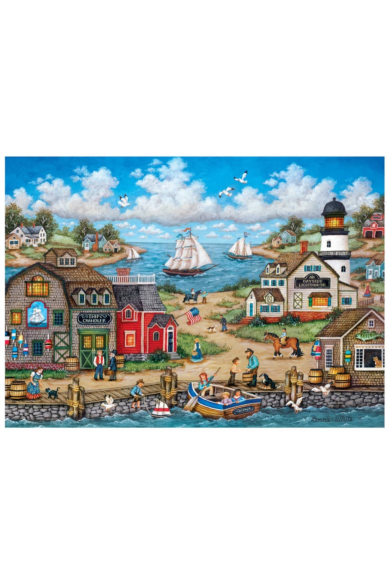 Dockside Activities 500 Piece Puzzle, Alternate, color, Multicolor