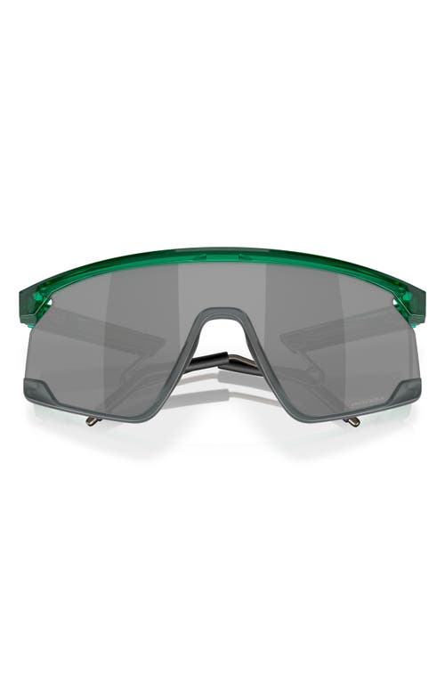 Oakley Bxtr 39mm Polarized Rectangular Sunglasses In Black