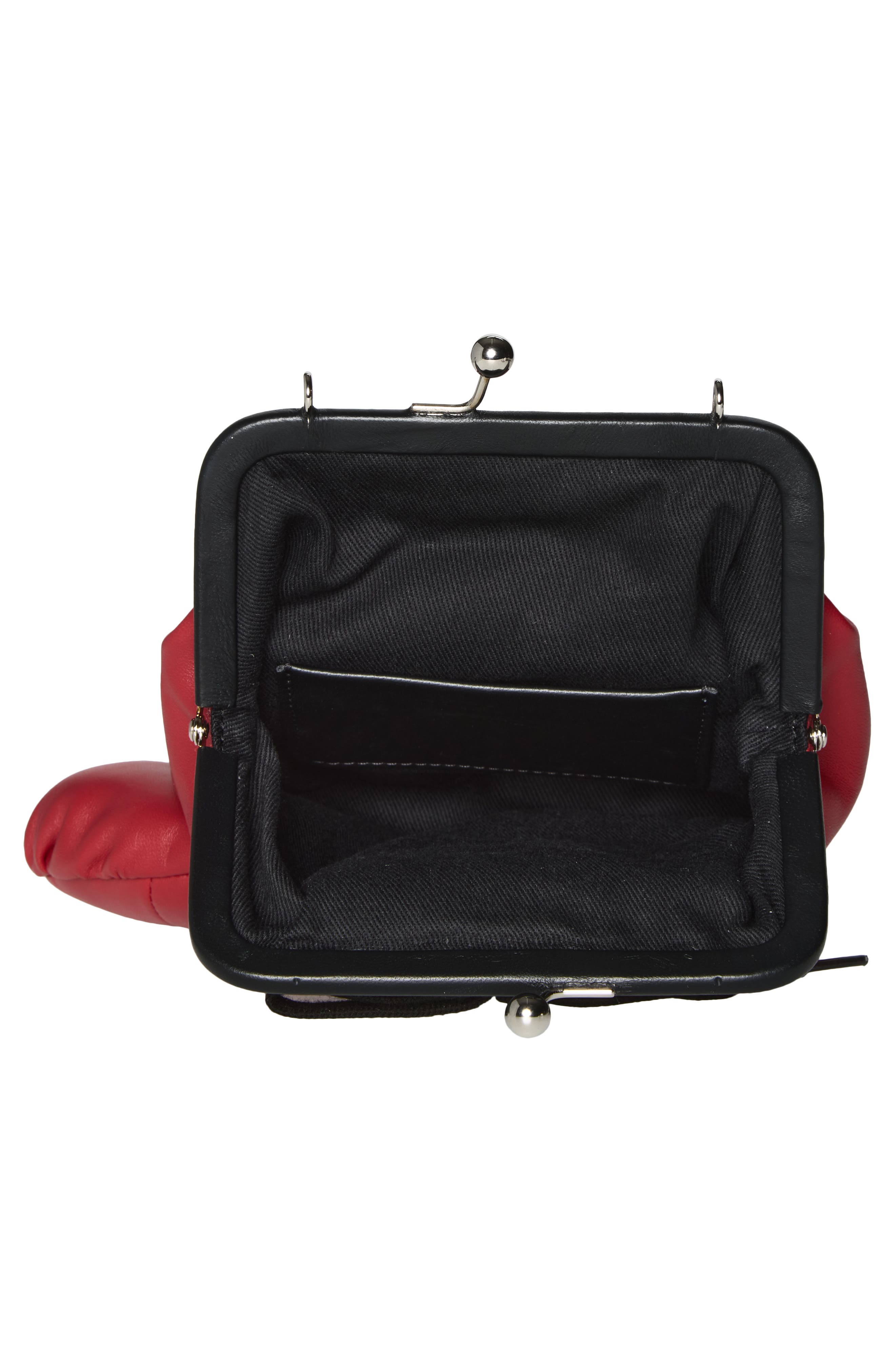 Moschino Boxing Glove Crossbody Bag, Alternate, color, Red 50A Oa2