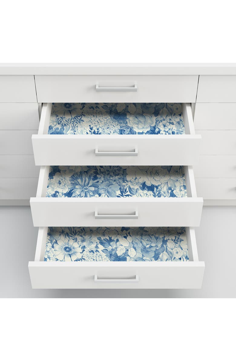 Wallpops Indigo Empress Garden Peel Stick Wallpaper, Alternate, color, Blue