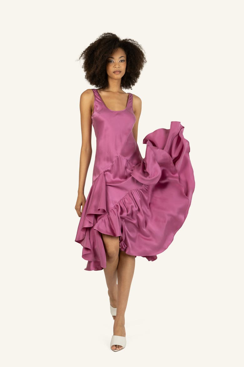 Evelyn Dress, Alternate, color, Plum