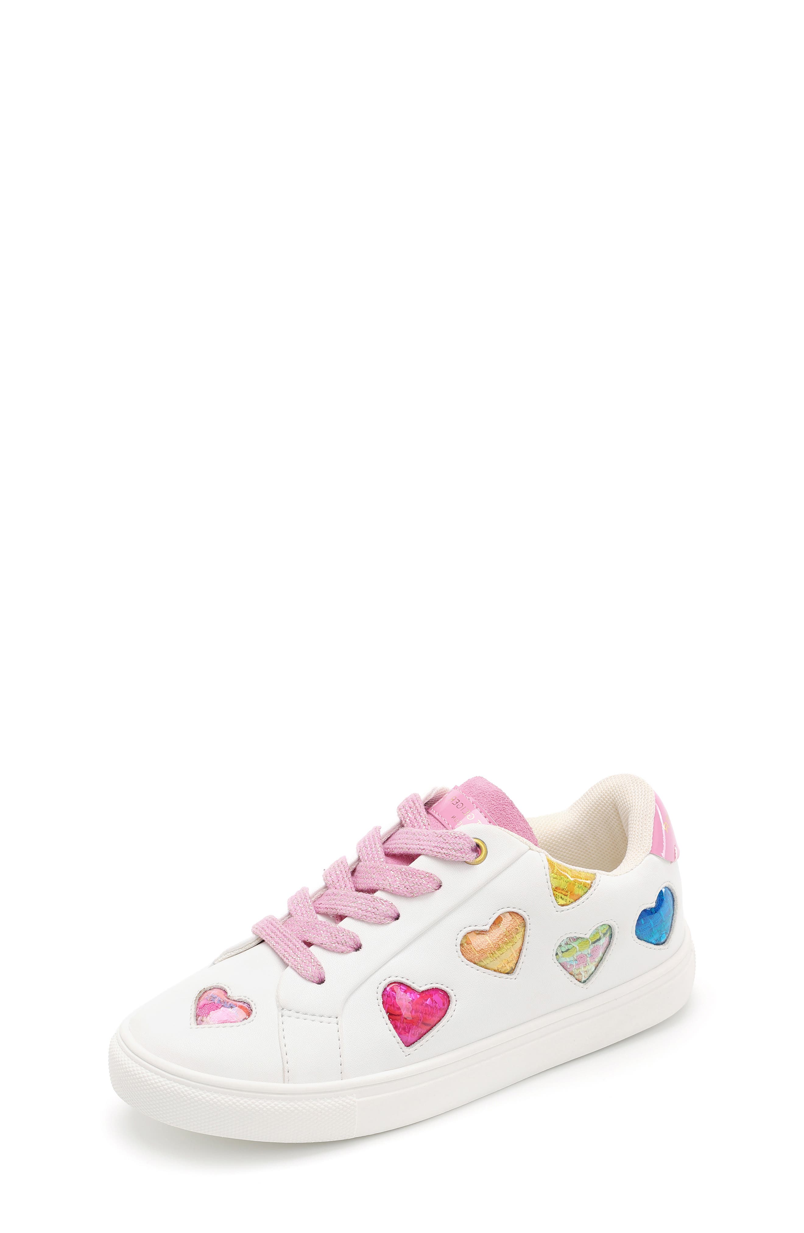 Kids' Mini Lane Love Sneaker, Alternate, color, PINK MULTI